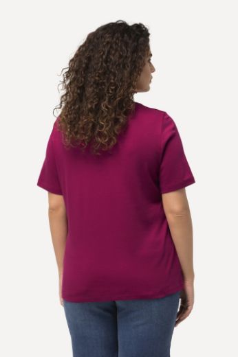 Plus size veliki brojevi Majica Slim Fit V ovrtanik za punije