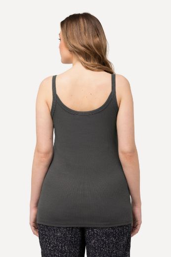 Plus size veliki brojevi Top V ovratnim tanke naramenice za punije