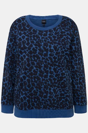 Plus size veliki brojevi Majica dugih rukava s leopard uzorkom za punije