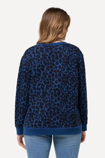 Plus size veliki brojevi Majica dugih rukava s leopard uzorkom za punije