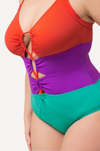 Plus size veliki brojevi Kupaći kostim jednodijelni za punije