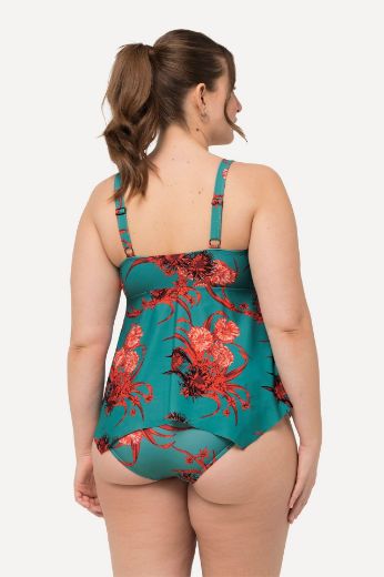 Plus size veliki brojevi Kupaći kostim Tankini cvjetnog printa za punije