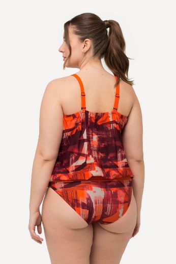 Plus size veliki brojevi Kupaći kostim Tankini apstraktnog printa za punije