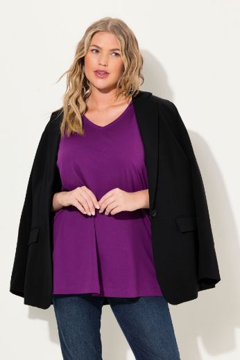 Plus size veliki brojevi Majica Basic dugi rukavi za punije