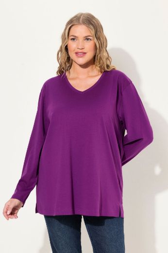 Plus size veliki brojevi Majica Basic dugi rukavi za punije