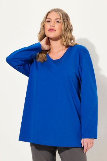 Plus size veliki brojevi Majica Basic dugi rukavi za punije