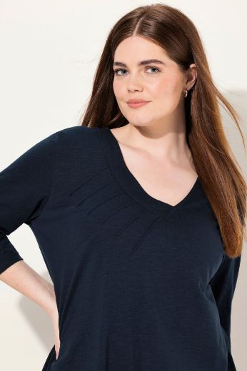 Plus size veliki brojevi Majica asimetrična za punije