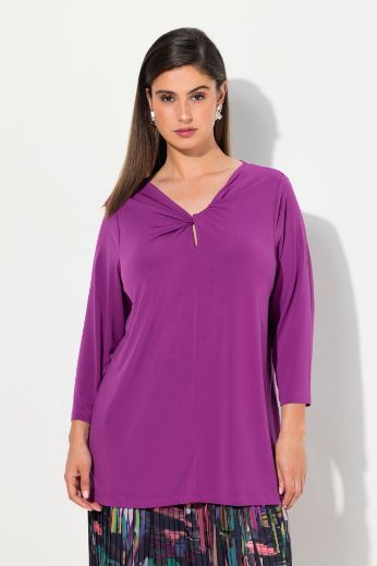 Plus size veliki brojevi Majica s 3/4 rukavima za punije