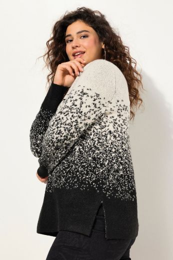 Plus size veliki brojevi Pulover V izreza za punije