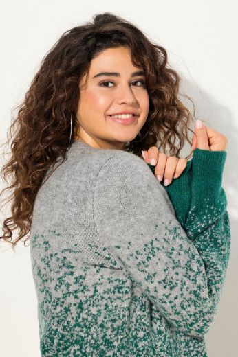 Plus size veliki brojevi Pulover V izreza za punije