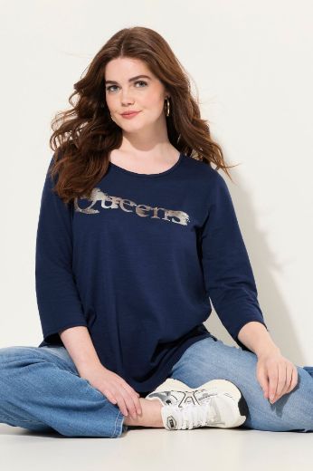 Plus size veliki brojevi Majica s 3/4 rukavima A kroja za punije