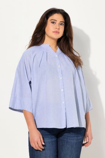 Plus size veliki brojevi Bluza V ovratnika za punije