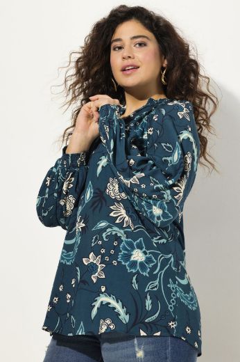 Plus size veliki brojevi Bluza dugih rukava s printom za punije