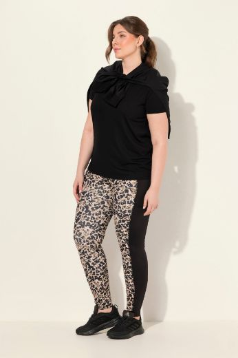 Plus size veliki brojevi Tajice s leopard printom za punije