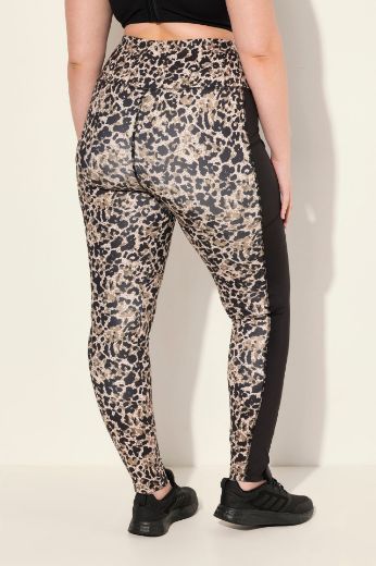 Plus size veliki brojevi Tajice s leopard printom za punije