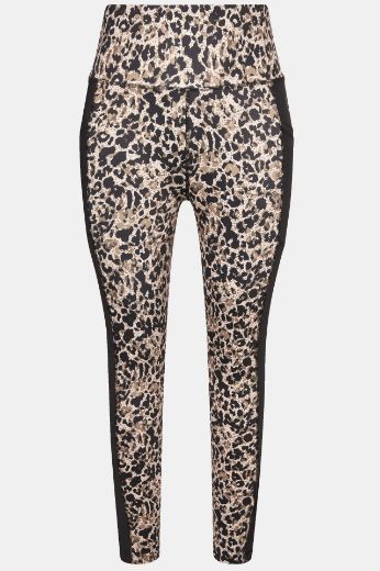 Plus size veliki brojevi Tajice s leopard printom za punije