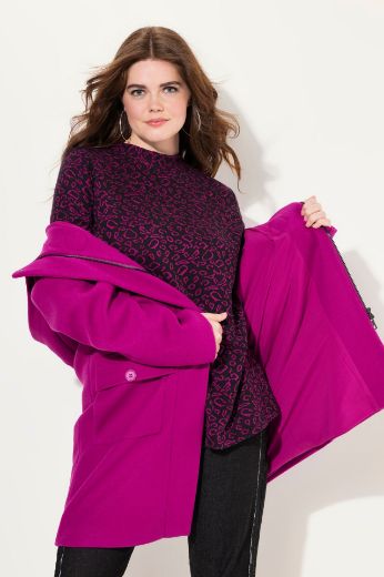 Plus size veliki brojevi Pulover s leopard printom za punije