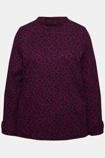 Plus size veliki brojevi Pulover s leopard printom za punije