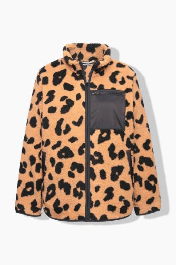 Plus size veliki brojevi Jakna lagana s leopard printom za punije