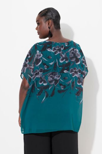 Plus size veliki brojevi Bluza elegantna dvoslojna za punije