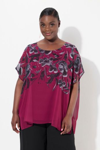 Plus size veliki brojevi Bluza elegantna dvoslojna za punije