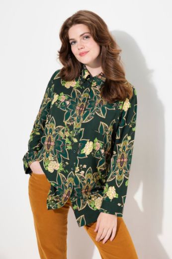 Plus size veliki brojevi Bluza dugih rukava s printom za punije