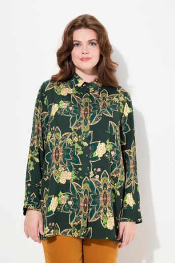 Plus size veliki brojevi Bluza dugih rukava s printom za punije