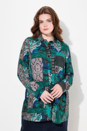 Plus size veliki brojevi Bluza dugih rukava s printom za punije