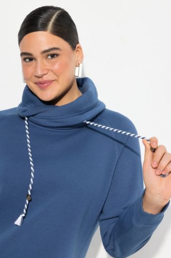 Plus size veliki brojevi Majica sportska s rol kragnom za punije