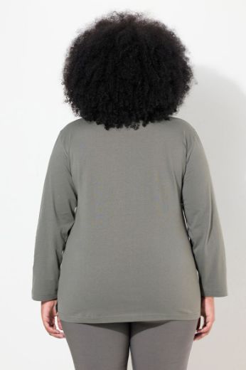 Plus size veliki brojevi Majica Basic dugi rukavi za punije