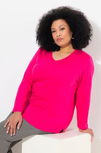 Plus size veliki brojevi Majica Basic dugi rukavi za punije