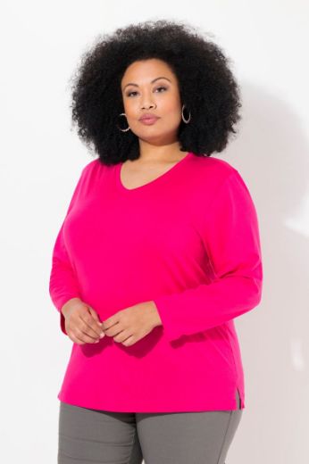 Plus size veliki brojevi Majica Basic dugi rukavi za punije