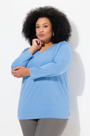 Plus size veliki brojevi Majica Basic dugi rukavi za punije