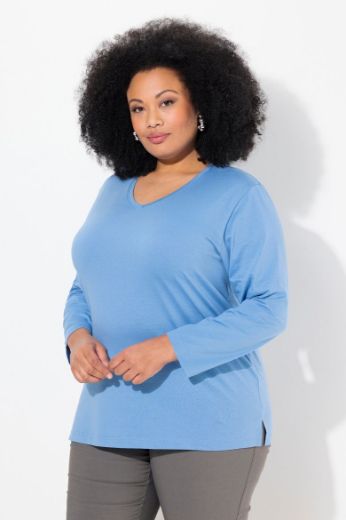 Plus size veliki brojevi Majica Basic dugi rukavi za punije