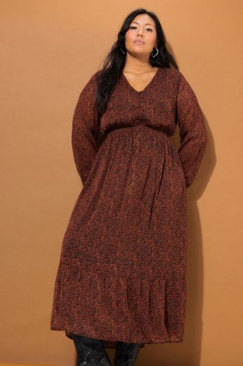 Plus size veliki brojevi Haljina maxi A kroja za punije