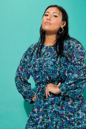 Plus size veliki brojevi Haljina maxi A kroja za punije