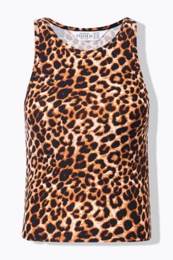 Plus size veliki brojevi Top s leopard uzorkom za punije