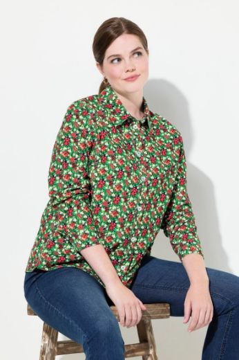 Plus size veliki brojevi Bluza cvjetnog uzorka za punije