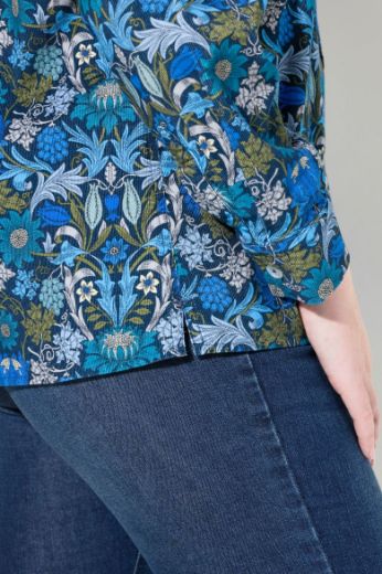 Plus size veliki brojevi Bluza cvjetnog uzorka za punije