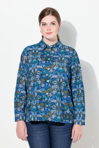 Plus size veliki brojevi Bluza cvjetnog uzorka za punije