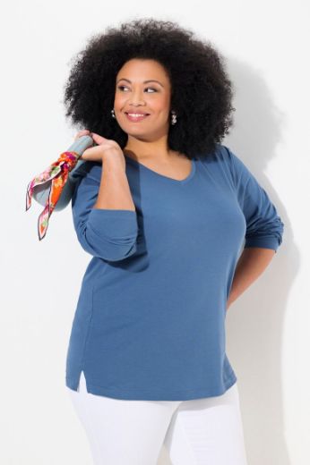 Plus size veliki brojevi Majica Basic dugi rukavi za punije