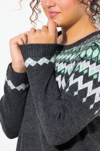 Plus size veliki brojevi Pulover dugih rukava za punije