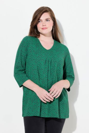 Plus size veliki brojevi Majica 3/4 rukava A kroja za punije