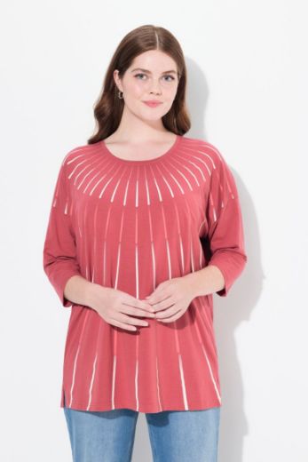 Plus size veliki brojevi Majica 3/4 rukava za punije