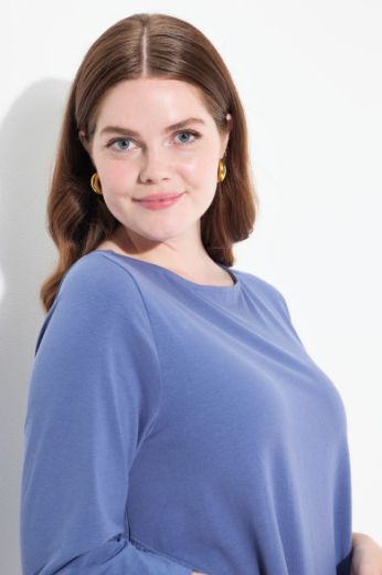 Plus size veliki brojevi Majica 3/4 rukava A kroja za punije