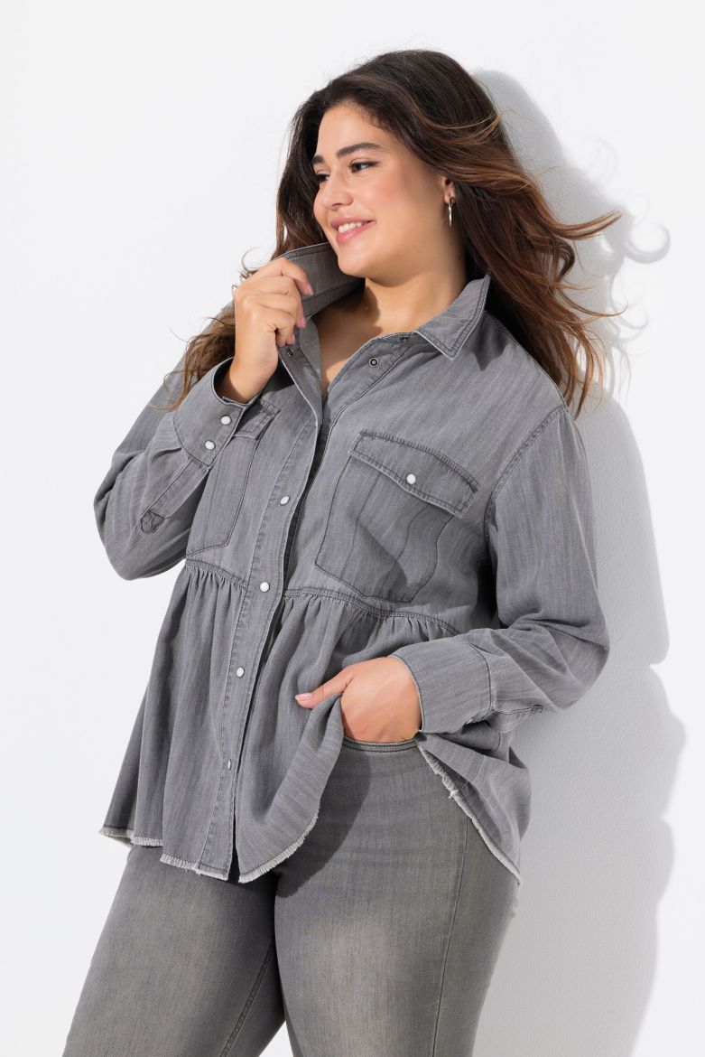 Plus size veliki brojevi Bluza dugih rukava za punije