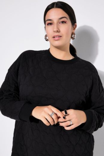 Plus size veliki brojevi Haljina mini s printom srca za punije