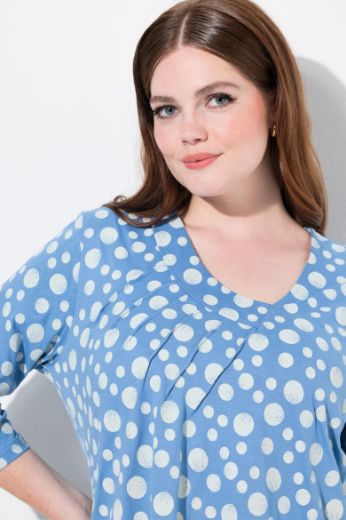 Plus size veliki brojevi Bluza 3/4 rukava A kroja za punije