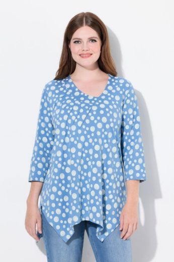 Plus size veliki brojevi Bluza 3/4 rukava A kroja za punije