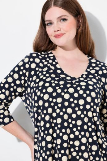 Plus size veliki brojevi Bluza 3/4 rukava A kroja za punije